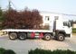 camion del carico del letto piano HOWO di 8x4 371hp 35t