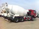 camion del miscelatore di cemento dell'azionamento di Sinotruk 6x4 della cabina di 336ph HW76